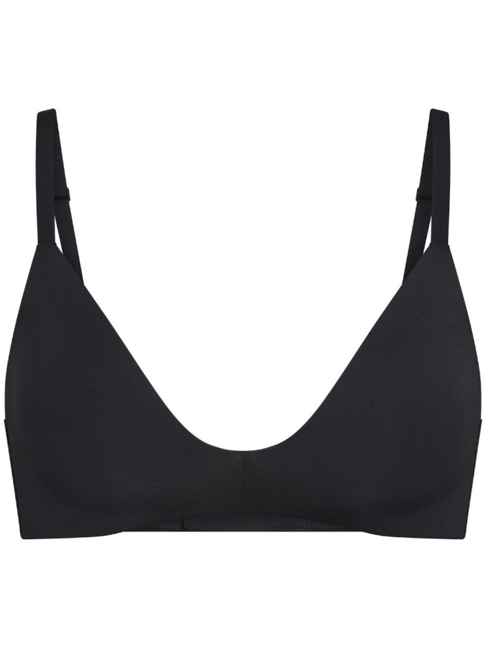 SKIMS Wireless Form T-Shirt Demi Bra | Black Onyx | 34C